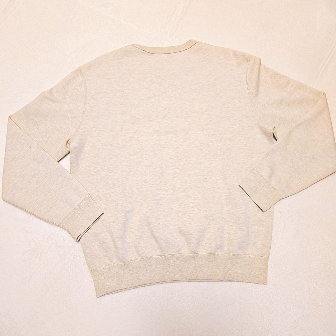 試着のみ ポロラルフローレン スエット トレーナー ベージュ ブラウンポニー M