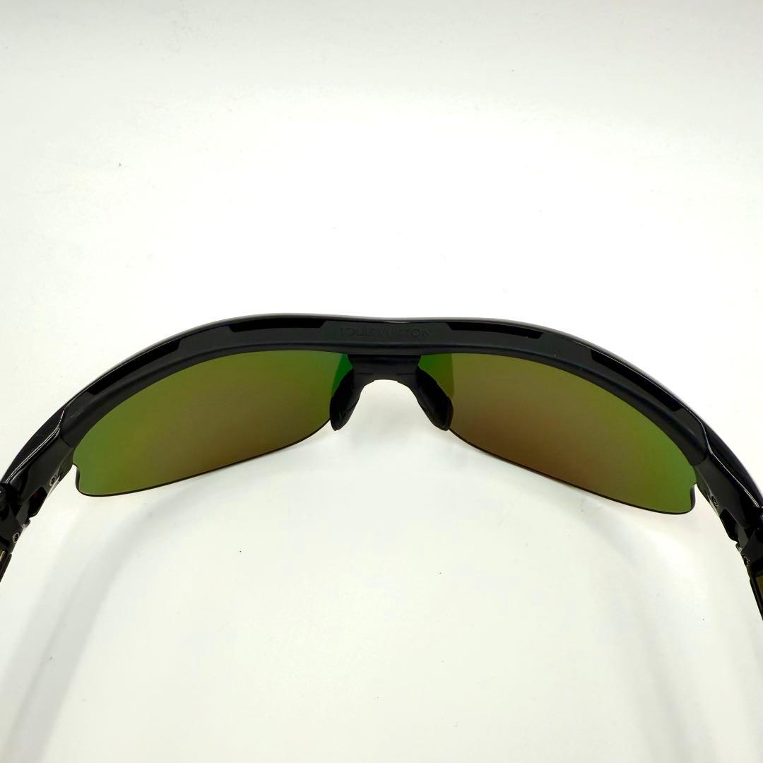 鑑定済 ルイヴィトン 4モーションファイヤー 72□11 サングラス ブラック