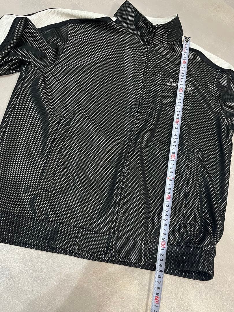 m*o様 supreme シュプリーム メッシュ ブラック ジャージ ジッパー付