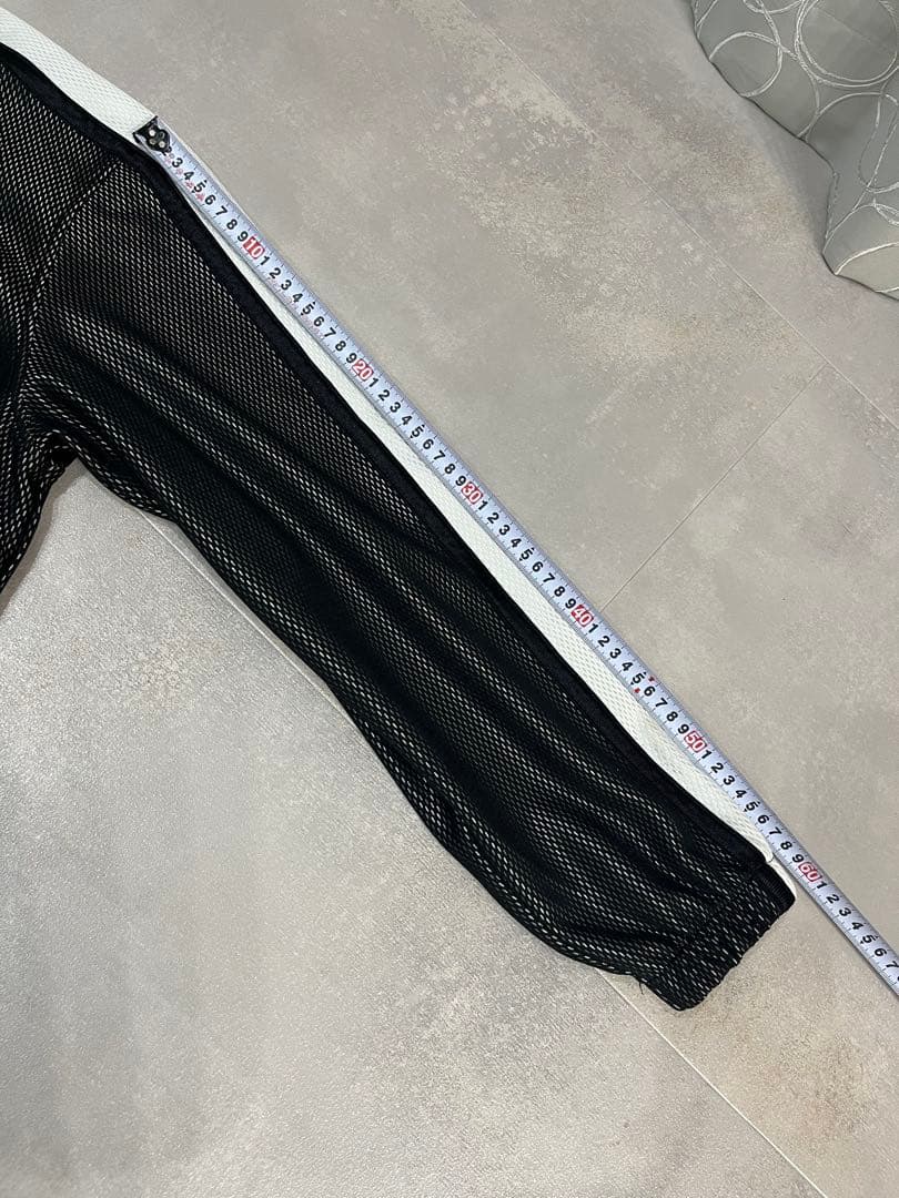 m*o様 supreme シュプリーム メッシュ ブラック ジャージ ジッパー付