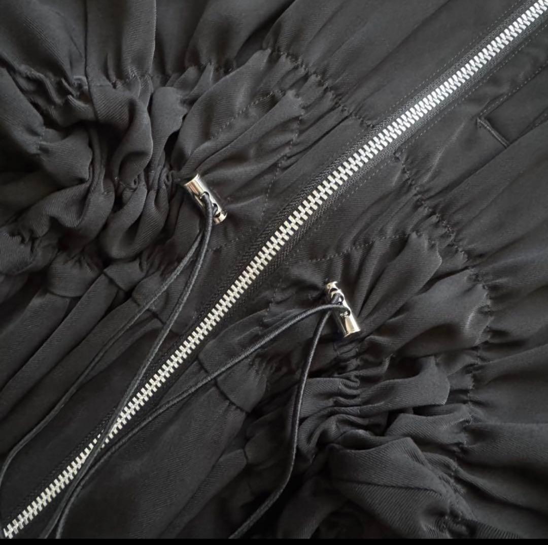 現行 美品 UN3D.アンスリードWAVE SHIRRING JUMP SUIT