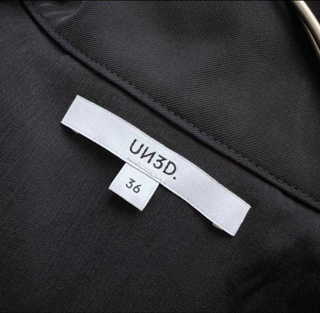 現行 美品 UN3D.アンスリードWAVE SHIRRING JUMP SUIT