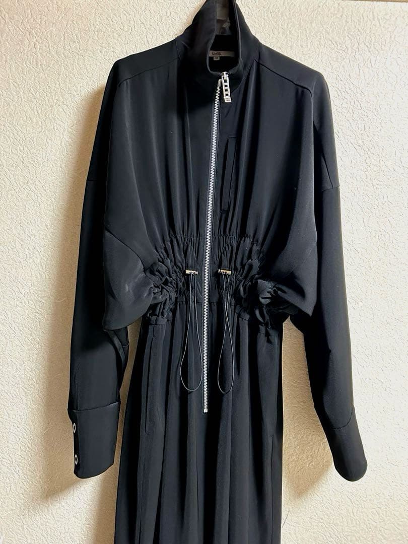 現行 美品 UN3D.アンスリードWAVE SHIRRING JUMP SUIT