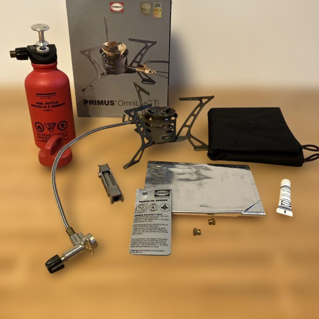 PRIMUS OmniLite Ti シングルバーナー