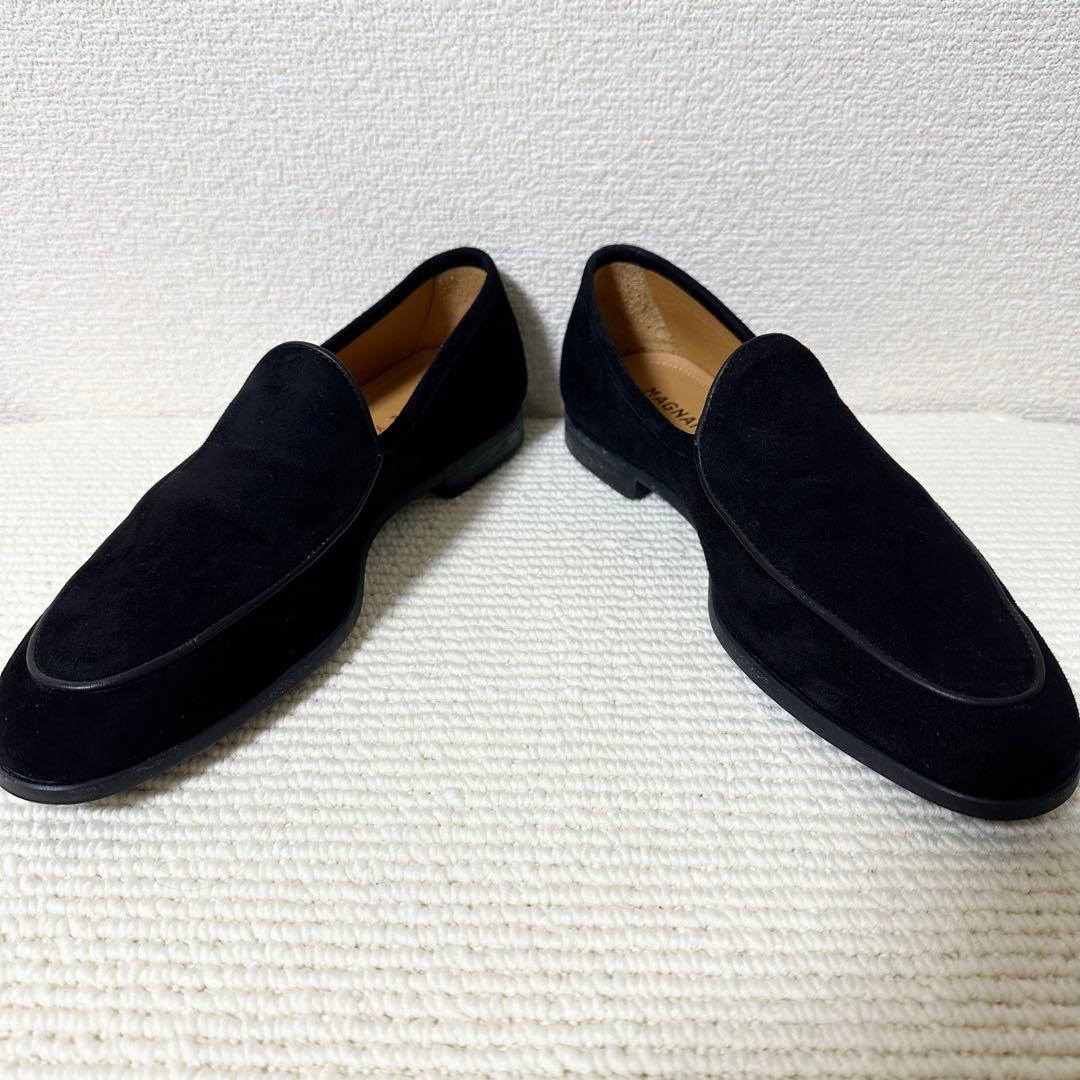 MAGNANNI マグナーニ スリッポン ブラック スエード レザー ローファー