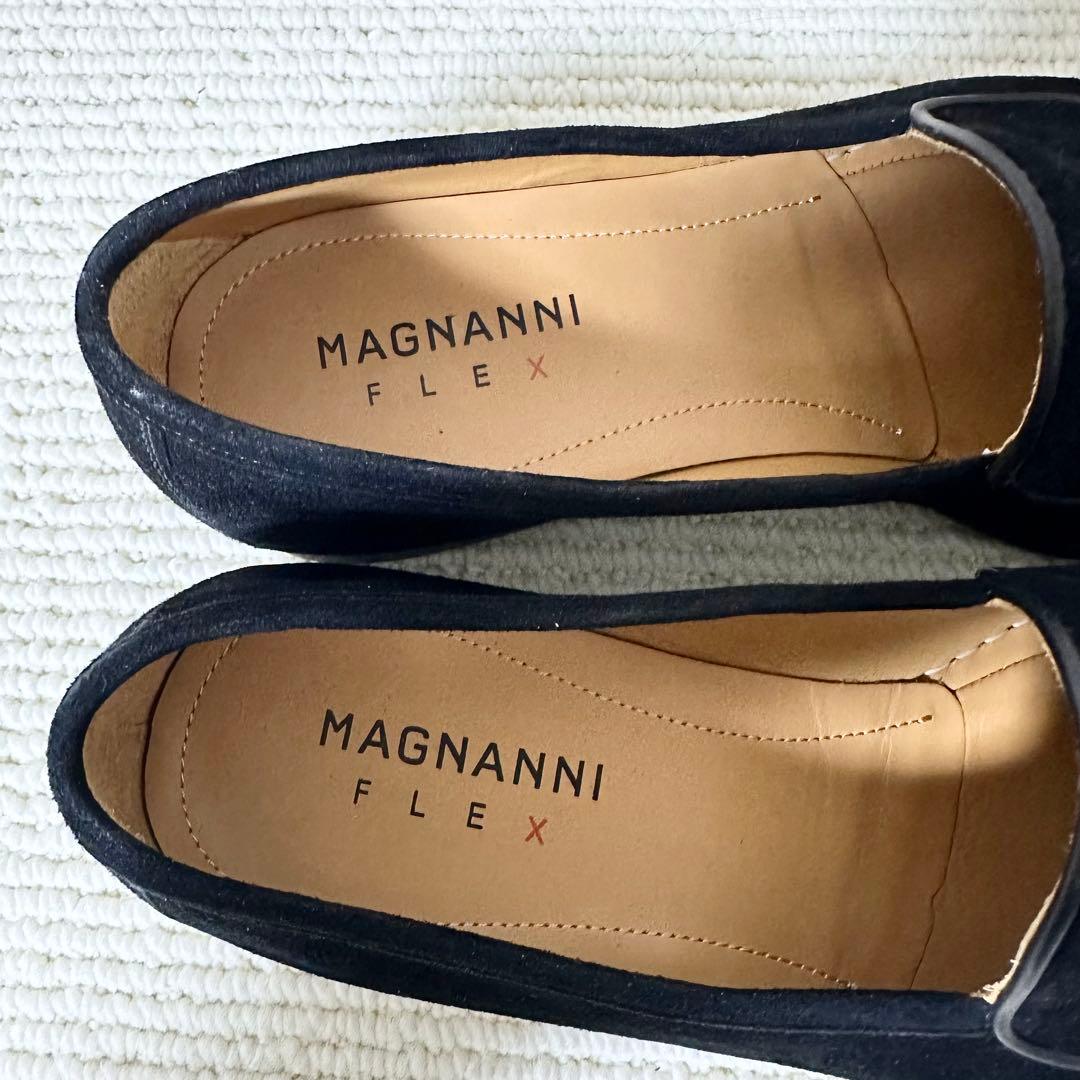 MAGNANNI マグナーニ スリッポン ブラック スエード レザー ローファー
