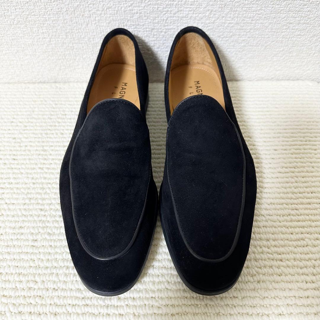MAGNANNI マグナーニ スリッポン ブラック スエード レザー ローファー