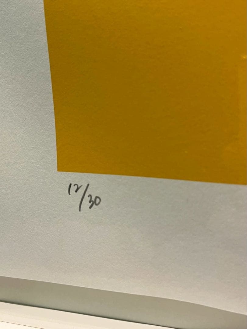 谷口小夏「minor role(orange)」2021 シルクスクリーン