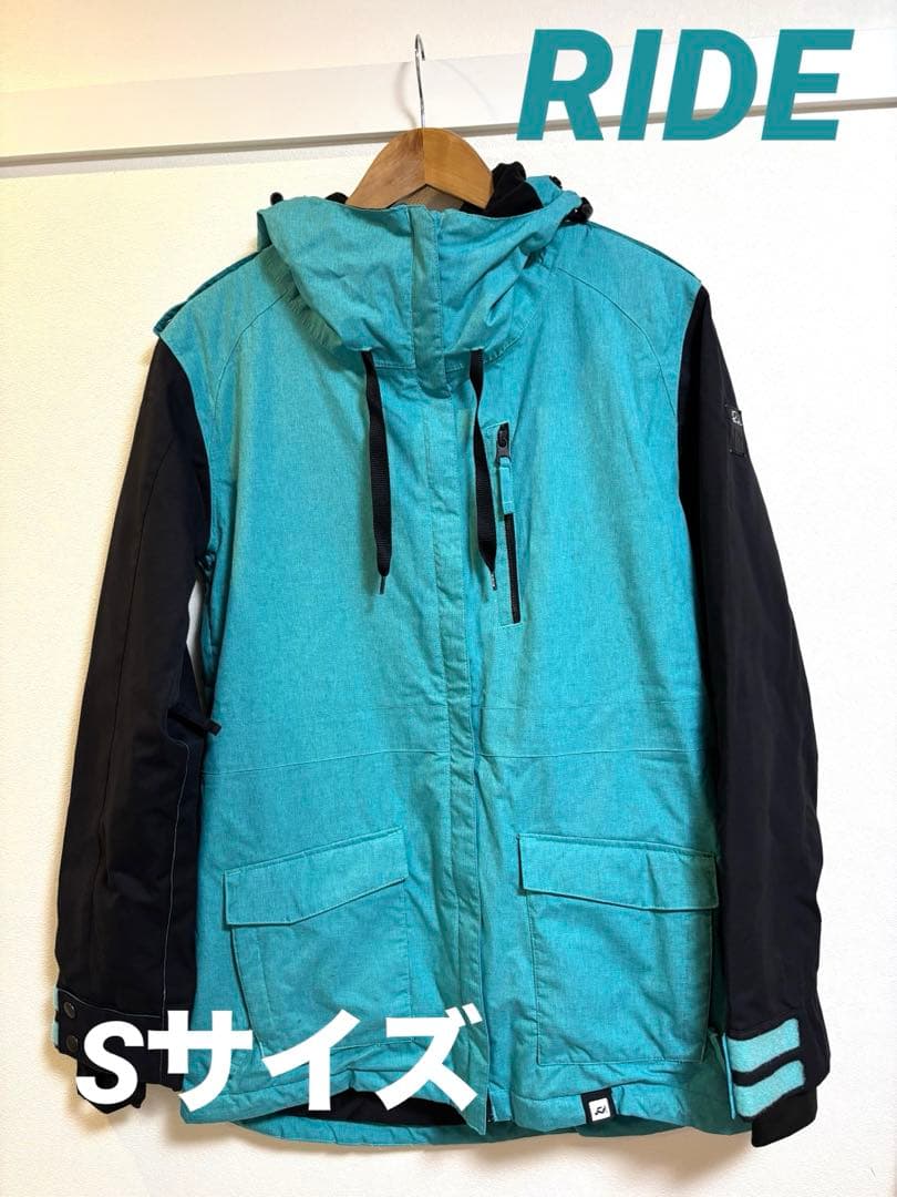 RIDE（ライド）スノーボードウェア ジャケット Sサイズ ブルー×ブラック