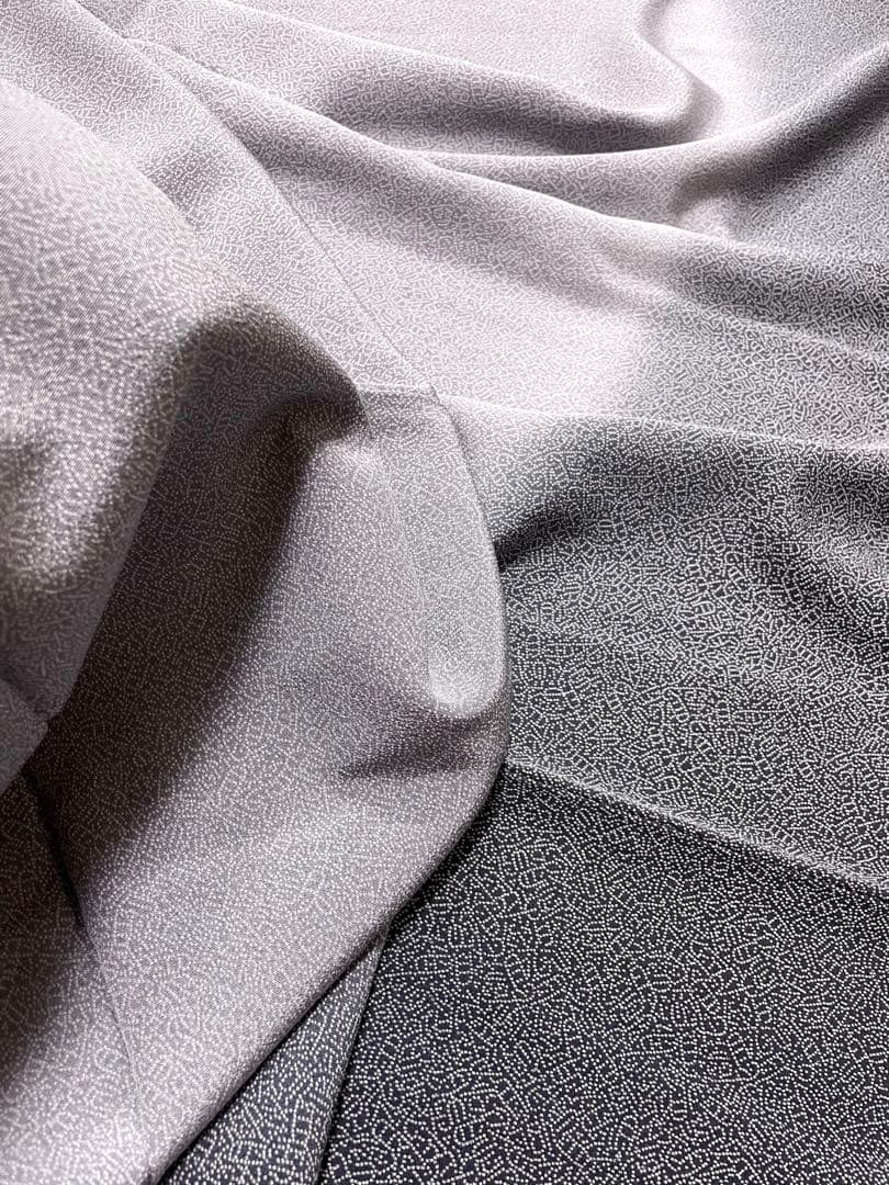 雪月花 江戸小紋 暈し 付け下げ訪問着 紋なし