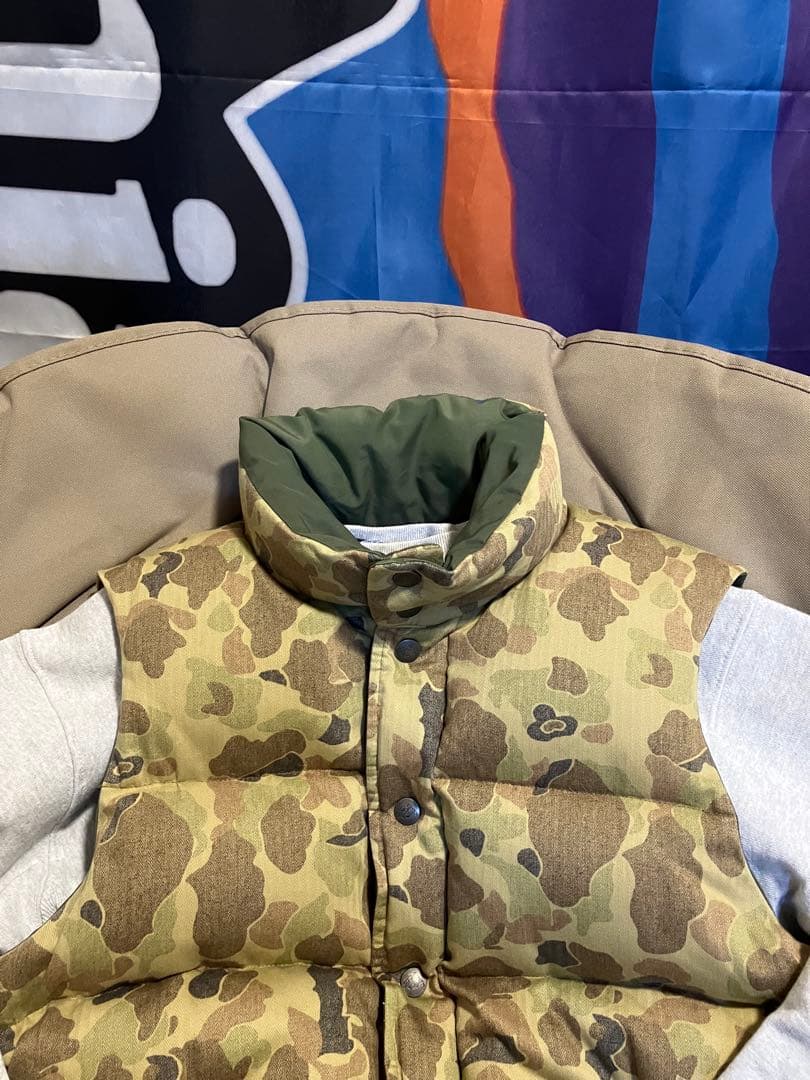 WHITE MOUNTAINEERING×聖林公司 リバーシブルダウンベスト