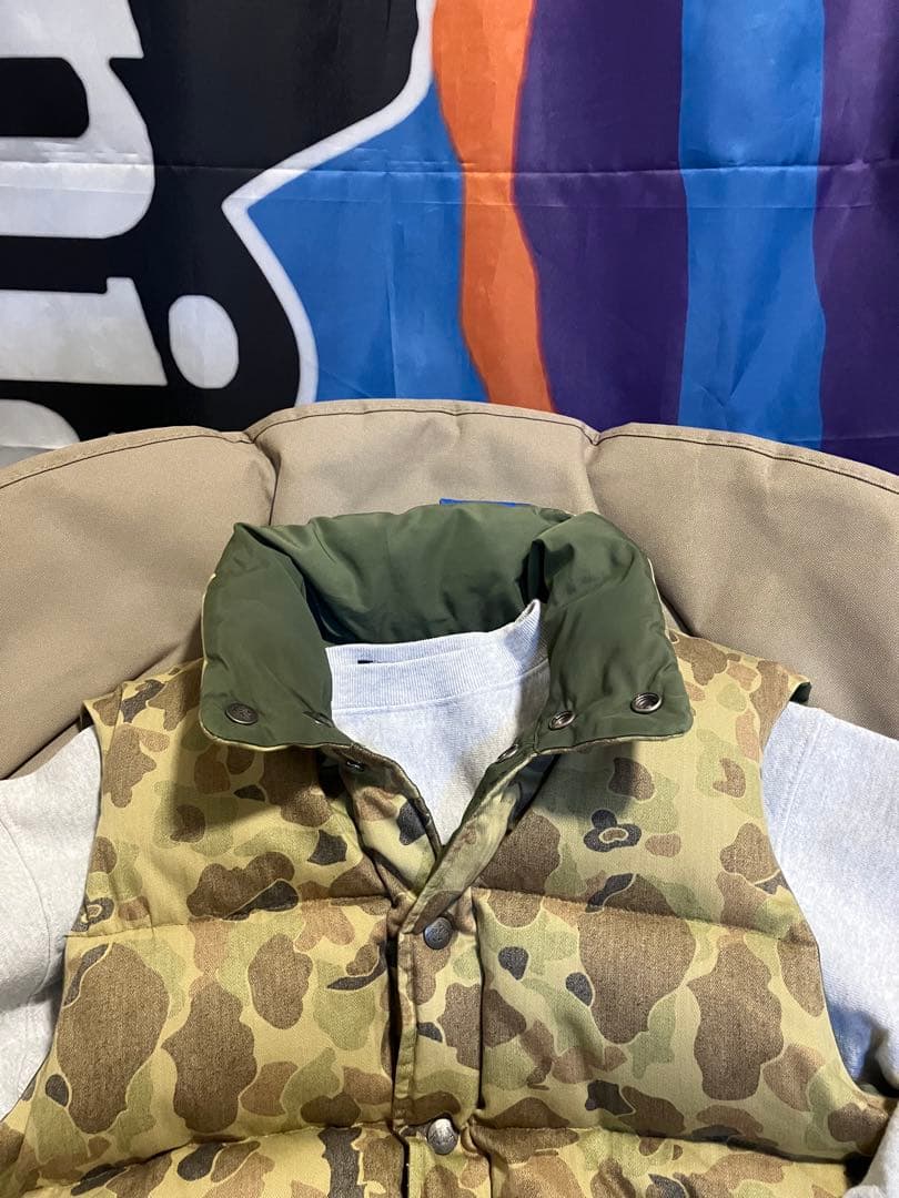 WHITE MOUNTAINEERING×聖林公司 リバーシブルダウンベスト