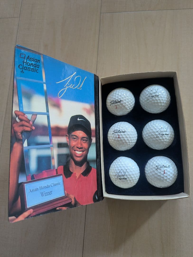 【未使用】タイガー・ウッズ 1997年 アジア・ホンダ 記念ボール
