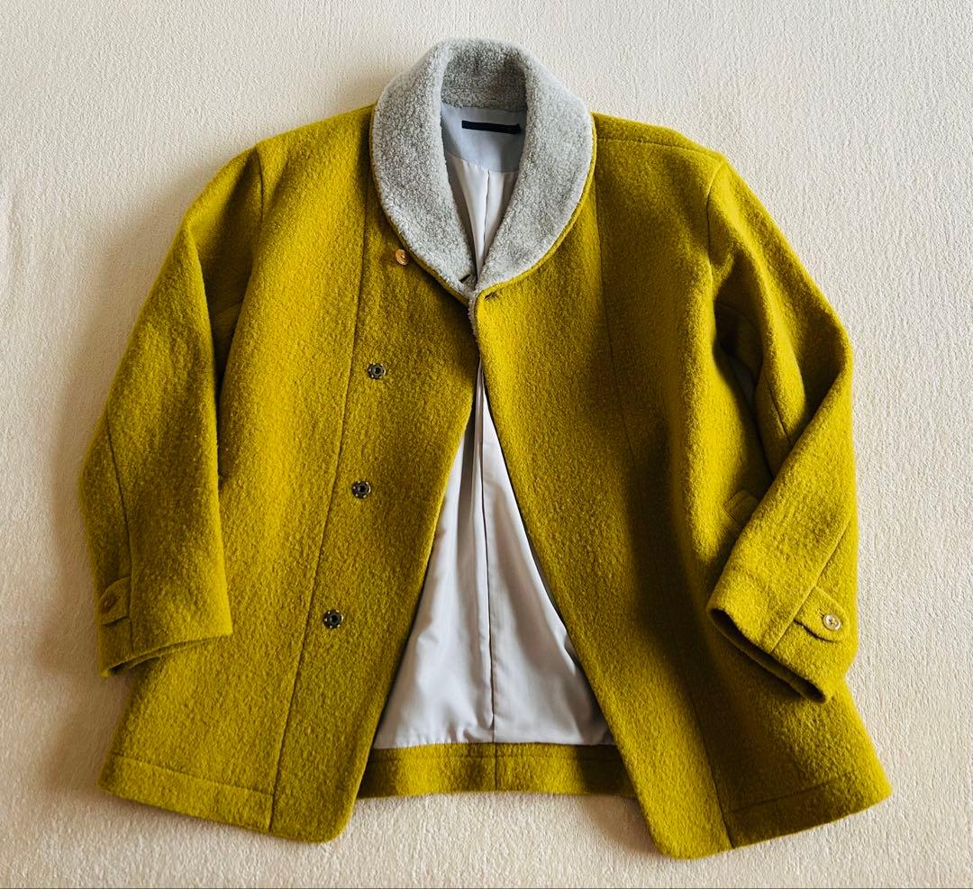 パラスパレス トオカ ウールコート ボア襟付き サイズ0