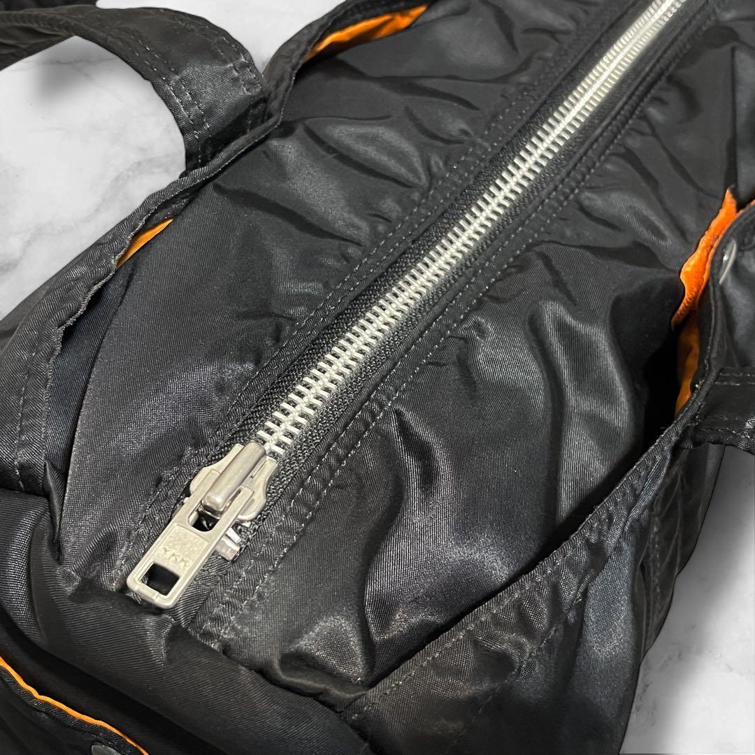 【美品】廃盤 ポーター 吉田カバン タンカー ミニボストンバッグ ブラック