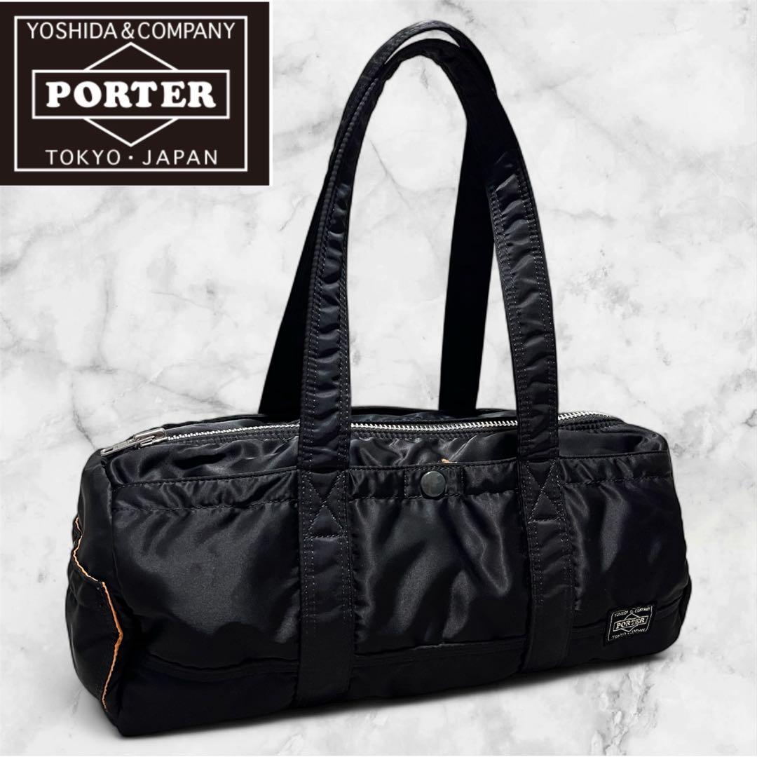 【美品】廃盤 ポーター 吉田カバン タンカー ミニボストンバッグ ブラック