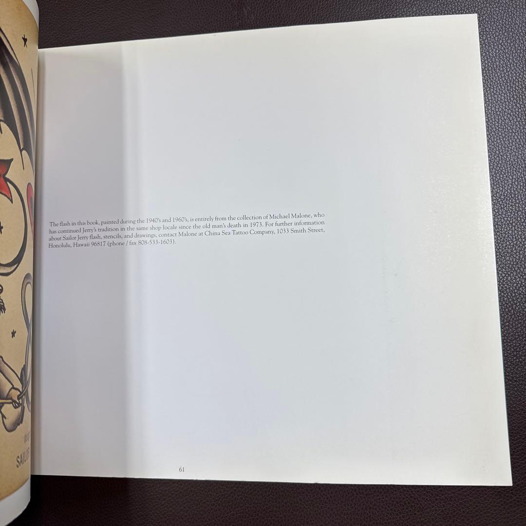 Sailor Jerry Tattoo Flash vol.1 タトゥー 本