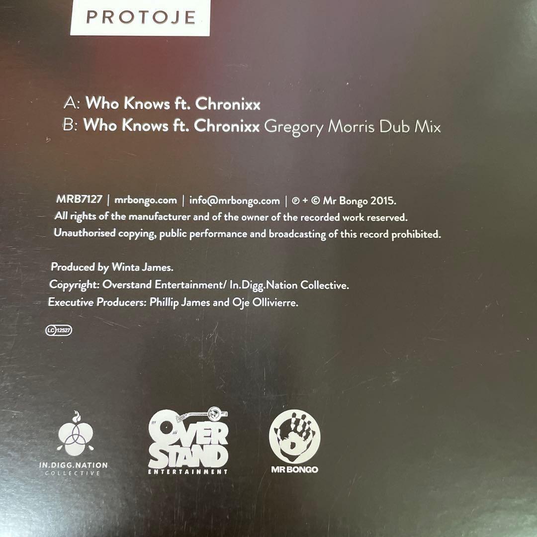 洋楽 Protoje Who Knows ft. Chronixx