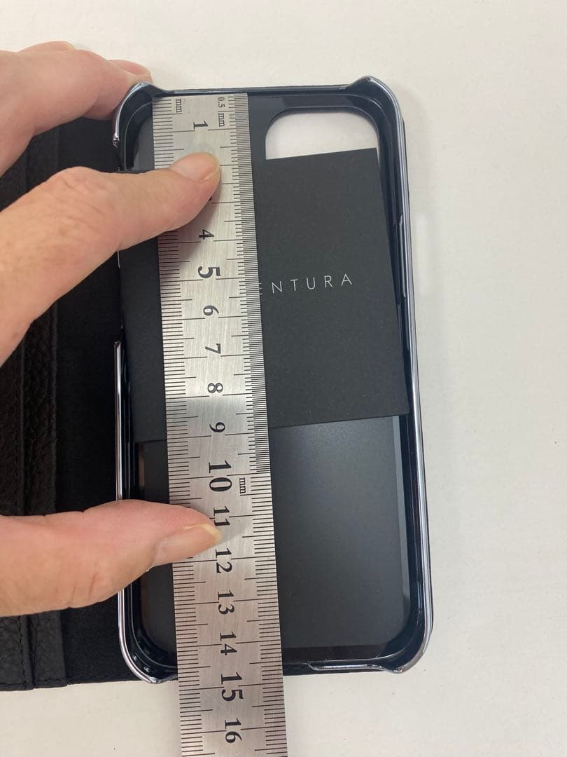 BONAVENTURA 手帳型iPhone12ケース ブラック