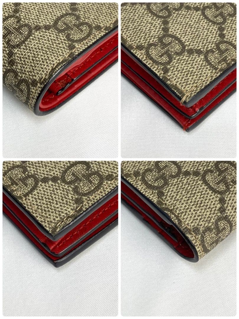 ✨️展示品✨️ GUCCI GGスプリーム ミスティックキャット 二つ折り財布