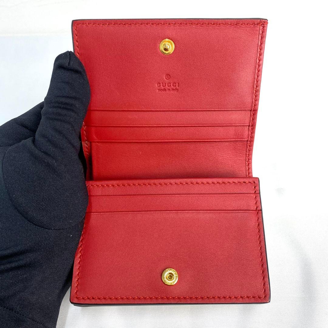 ✨️展示品✨️ GUCCI GGスプリーム ミスティックキャット 二つ折り財布