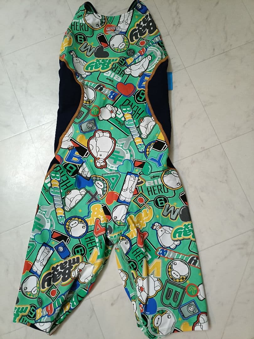 arena AS5FWM57L グリーン Oサイズ スポーツ用水着