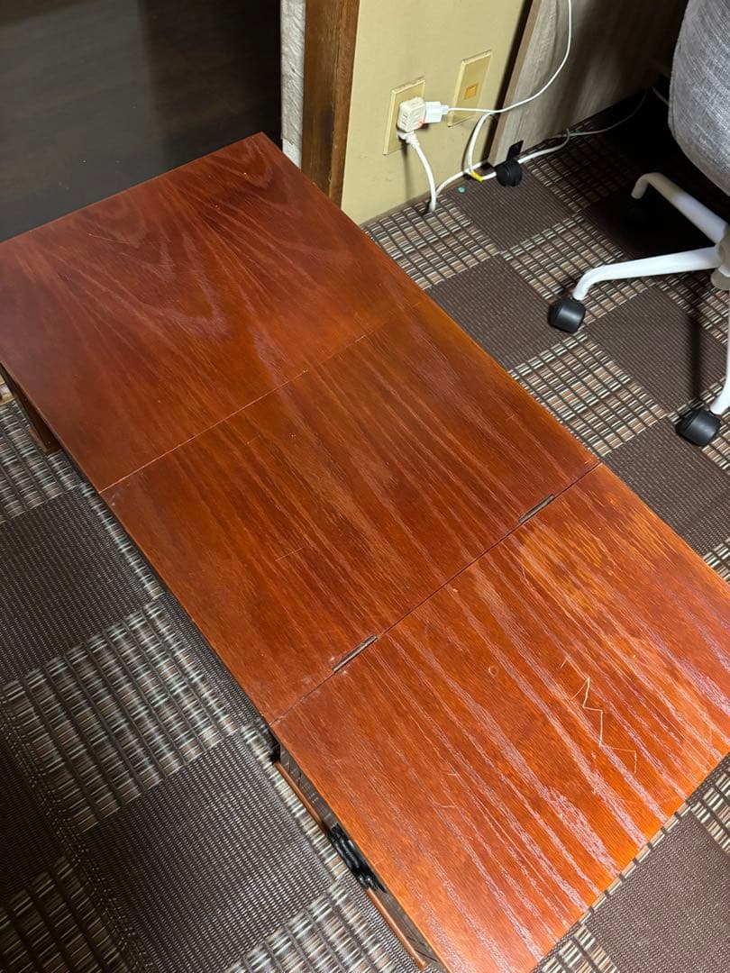 バ*ラ様 昭和レトロ家具　折りたたみ文机　ヴィンテージ家具　アンティーク　座机