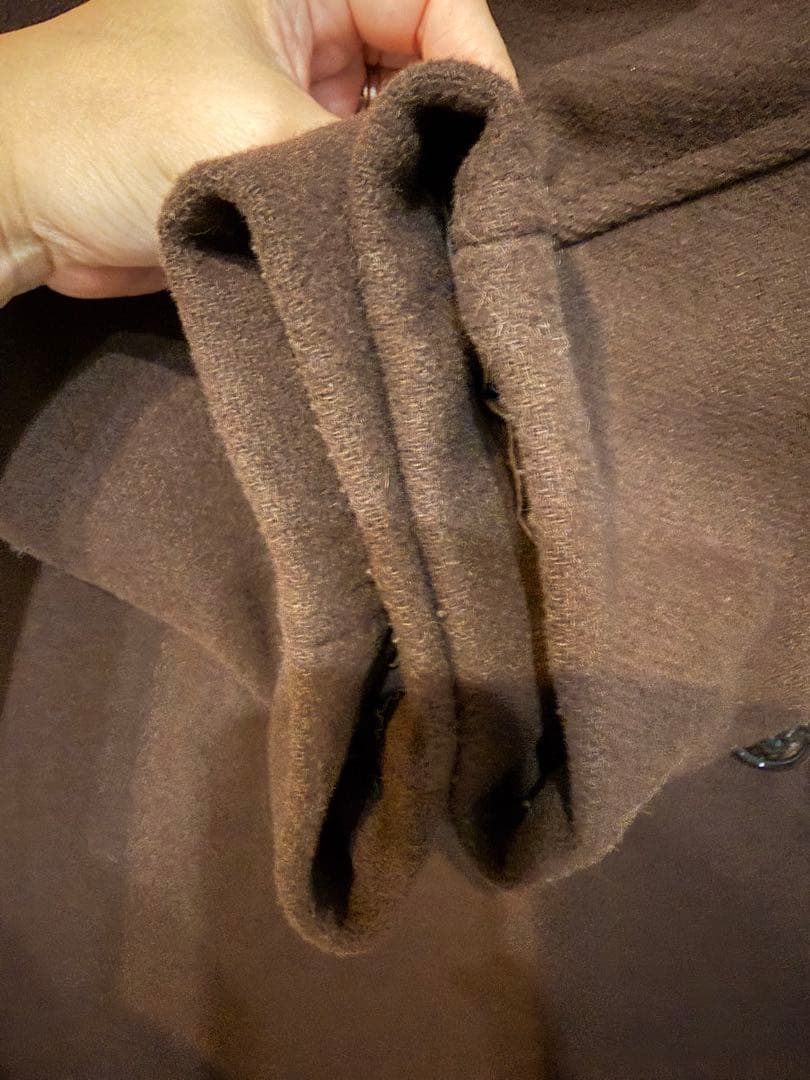 SHIPS any: ウール ミックス コクーン ショート Pコート