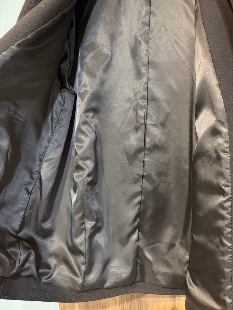 SHIPS any: ウール ミックス コクーン ショート Pコート