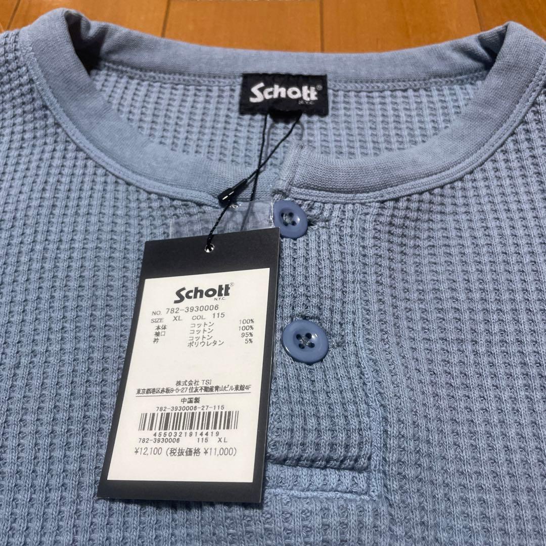 Schott サーマル　ヘンリーネック