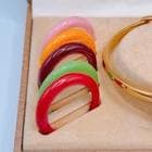 GUCCI バングル時計 カラフルバンド付きチェンジ ベゼル 2