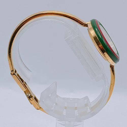 GUCCI バングル時計 カラフルバンド付きチェンジ ベゼル 2