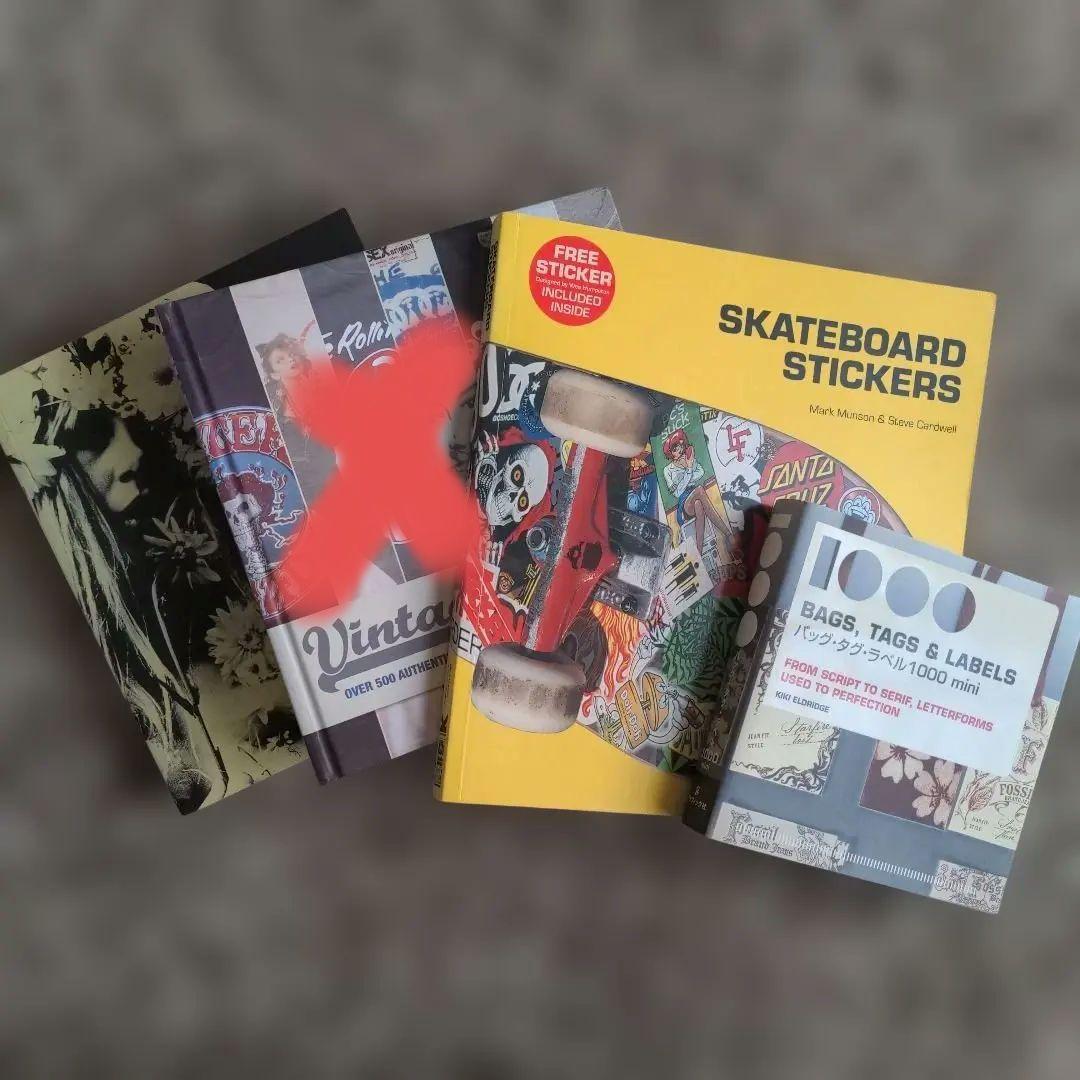 Hippie vintage T-shirt他　洋書