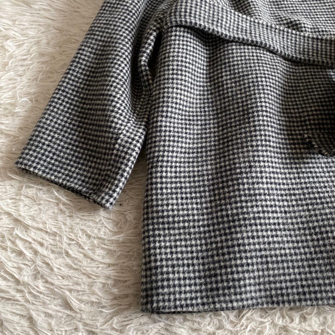 こうぴSOEJU ソージュ ウールリバーミディコート　千鳥