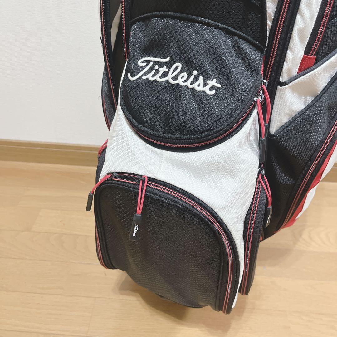 K257 美品！Titleist タイトリスト キャディバッグ フード無し