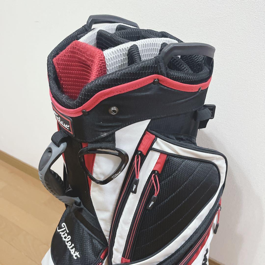 K257 美品！Titleist タイトリスト キャディバッグ フード無し