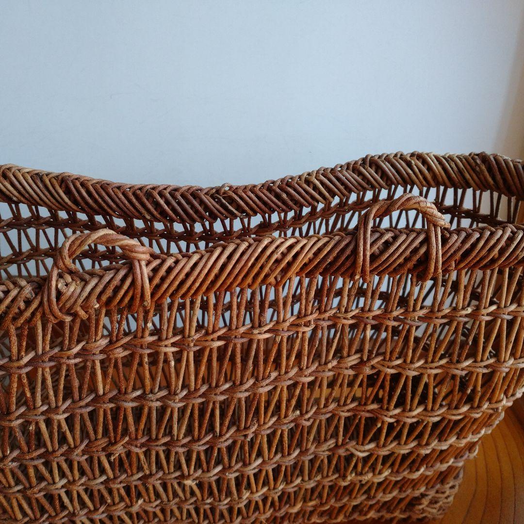 【ヴィンテージ】あけび籠(こだし編み) 大型