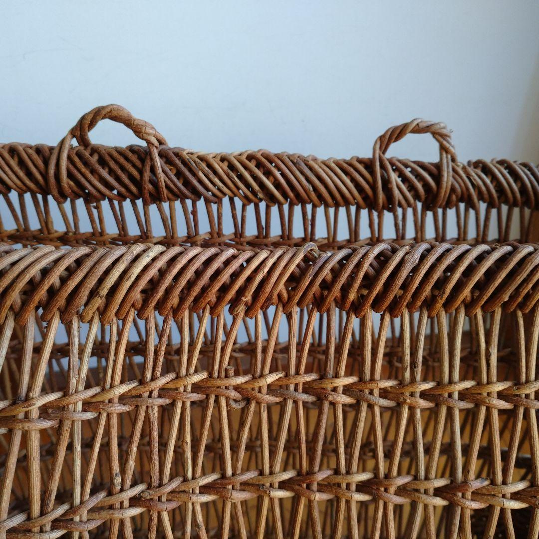 【ヴィンテージ】あけび籠(こだし編み) 大型