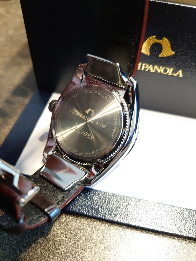 シチズン CITIZEN カンパノラ 深緋（こきあけ） ソーラー メンズ箱付き