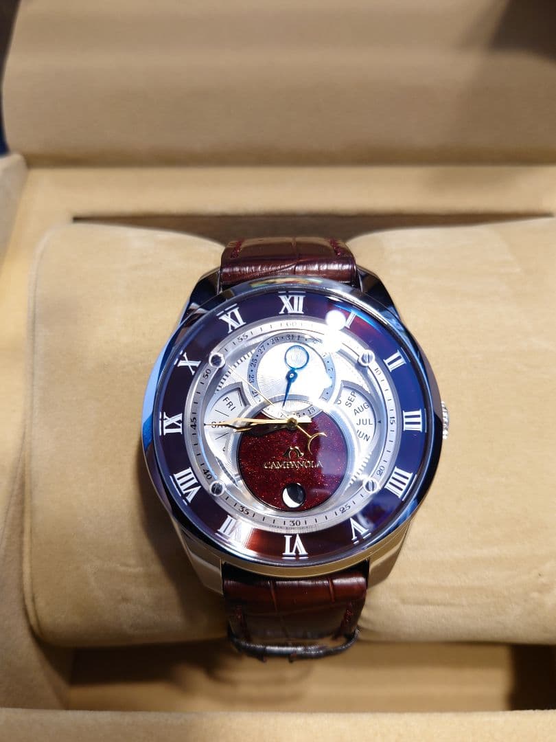 シチズン CITIZEN カンパノラ 深緋（こきあけ） ソーラー メンズ箱付き