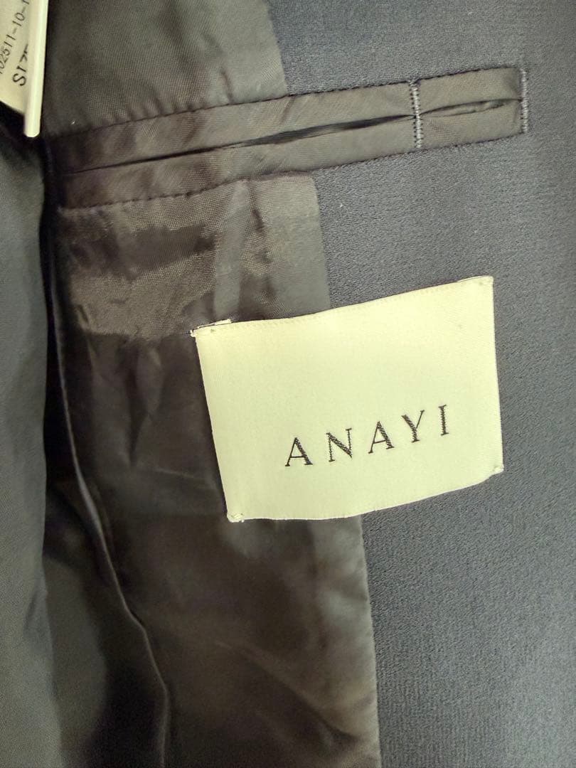 ANAYI 2025トリアセジョーゼットテーラード ジャケット