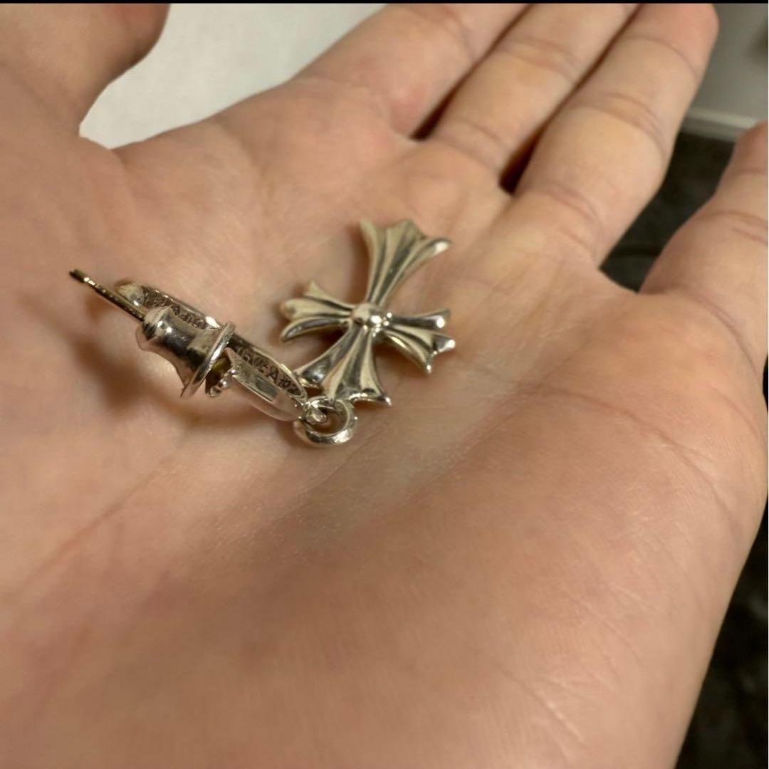 クロムハーツ　Chrome hearts タイニーCHクロス　フープ　ピアス