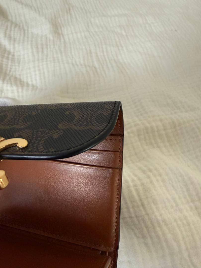 CELINE スモールフラップウォレット　トリオンフ