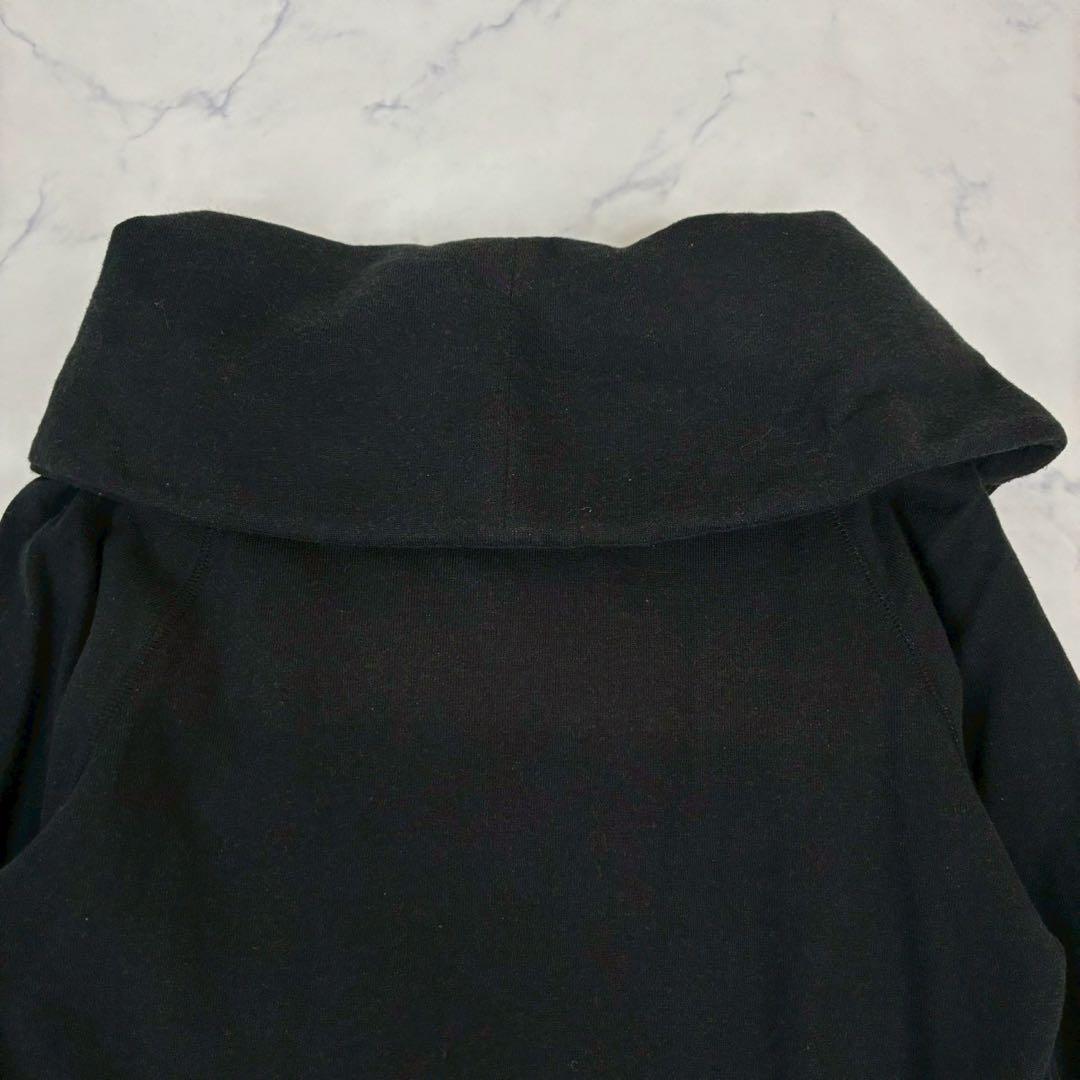 ヴィヴィアンウエストウッド　変形パーカー　オーブ刺繍　ビックカラー　ジップ