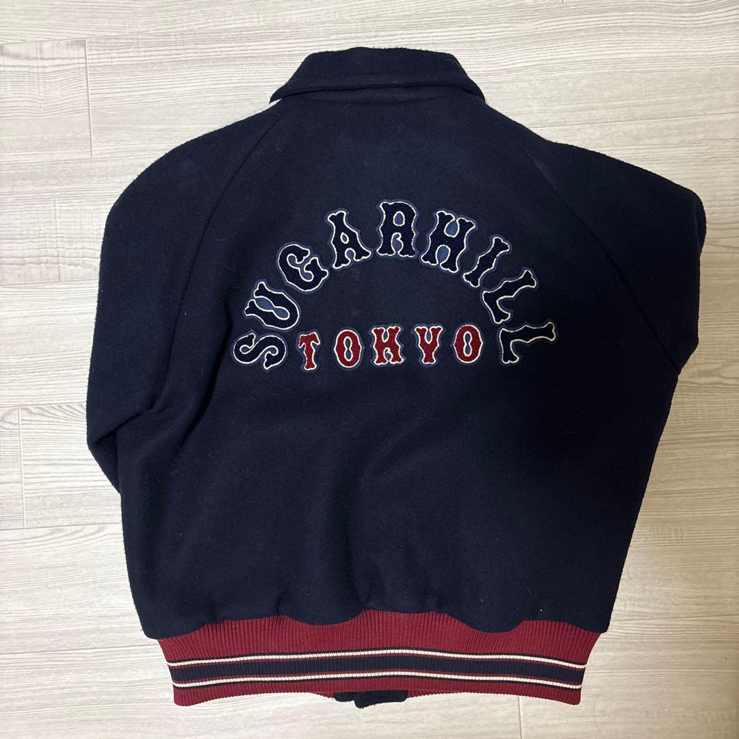 ジャケット・アウター SUGARHILL MELTON STUDIUM JACKET NAVY