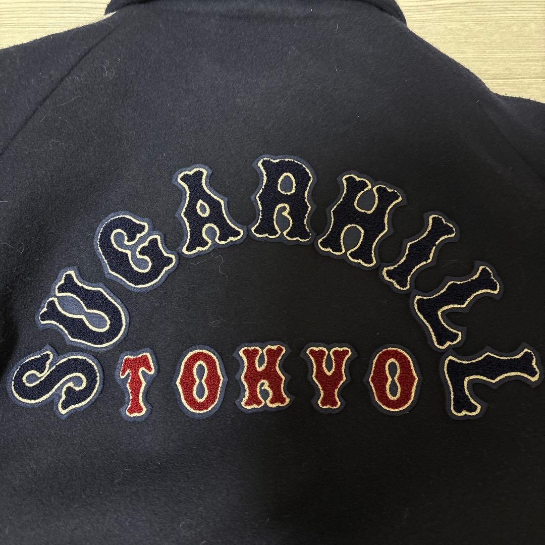ジャケット・アウター SUGARHILL MELTON STUDIUM JACKET NAVY