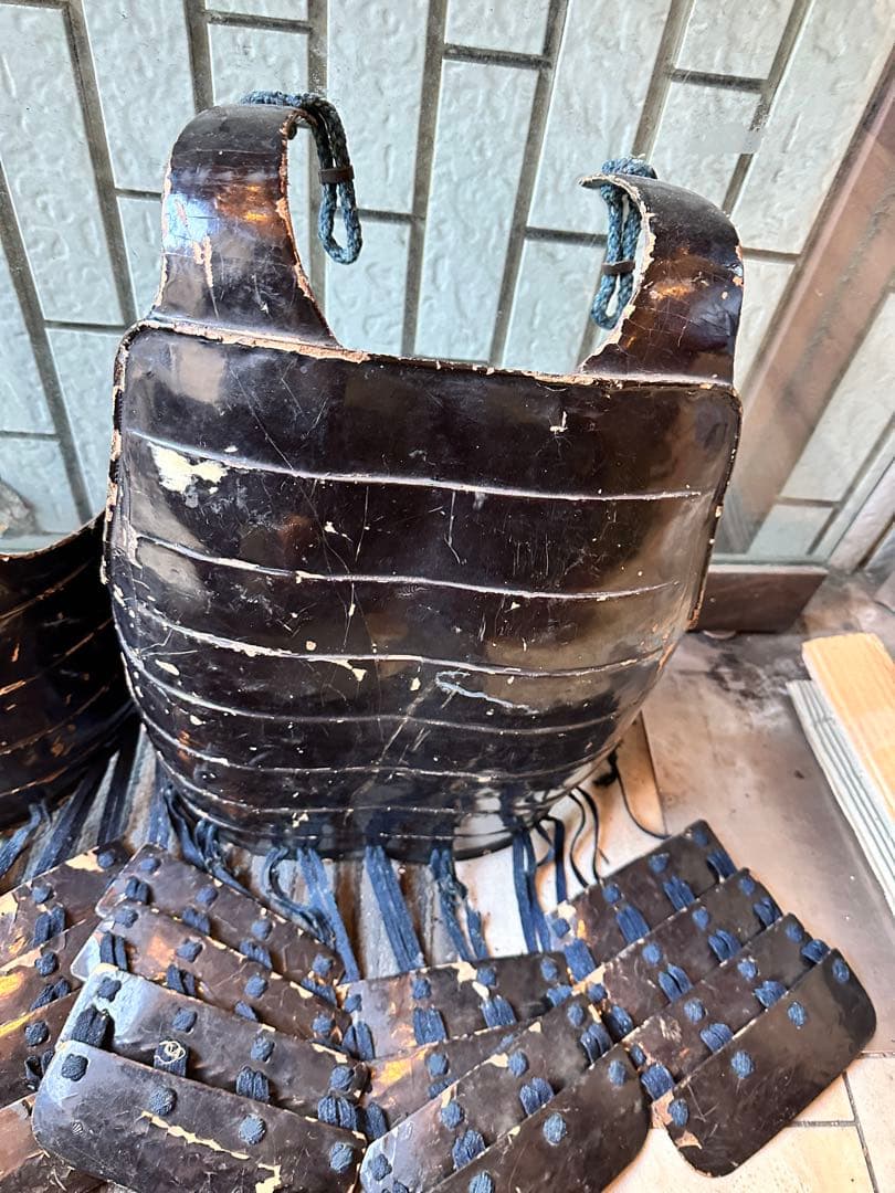 大坂陣着用胴 長窪伊賀守正成 等身大　江戸時代　戦国時代　甲冑　具足　火縄