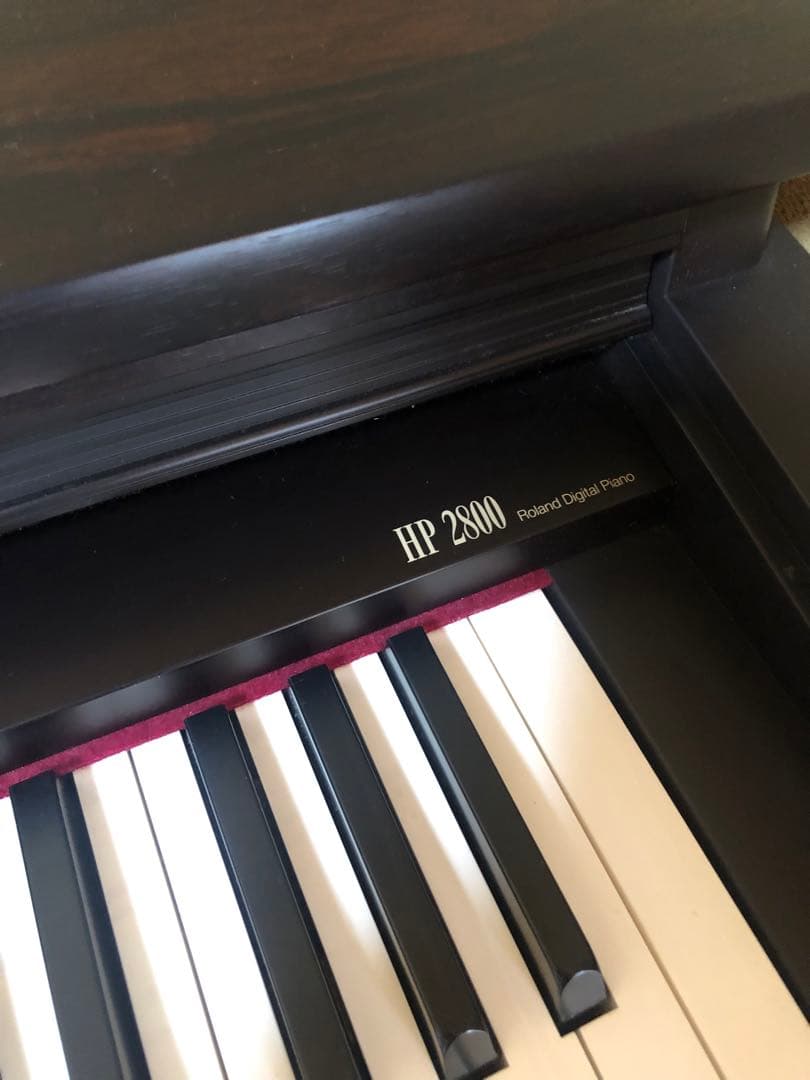 ローランド電子ピアノ　HP-2800 黒 88鍵 椅子付き