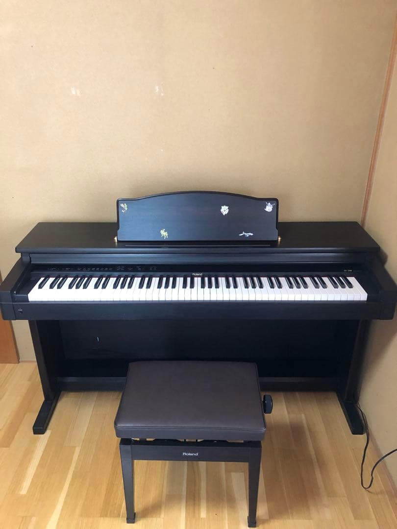 ローランド電子ピアノ　HP-2800 黒 88鍵 椅子付き