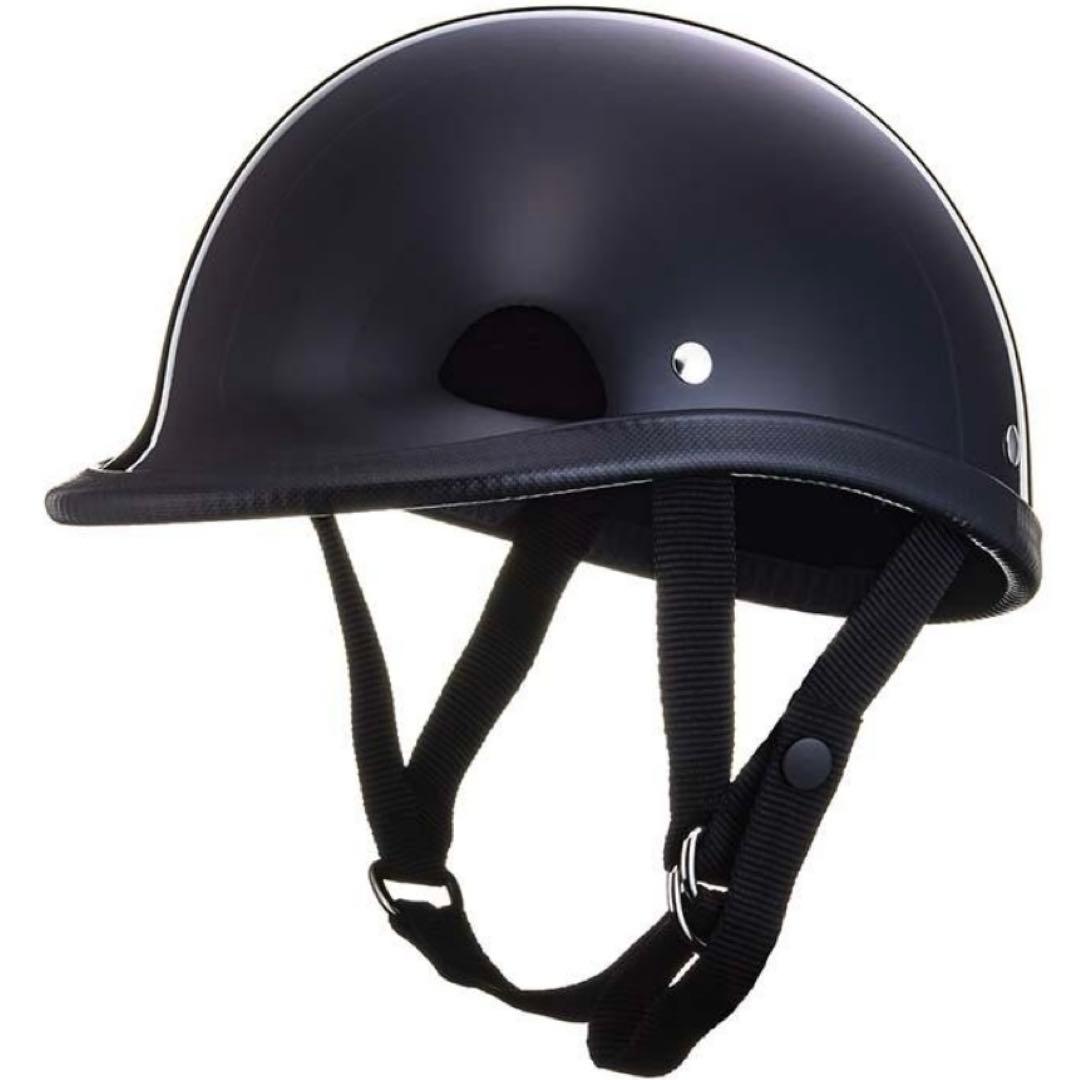 TT&CO. USA ジョッキー ハーフ　ヘルメット [BLACK]